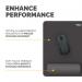 Fellowes Breyta XL Mouse Pad Wrist Rest Black 100142560 BB81220