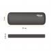 Fellowes Breyta Palm Wrist Rest Black 100142565 BB81226