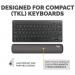 Fellowes Breyta Compact Keyboard Wrist Rest Black 100142570 BB81231