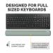 Fellowes Breyta Keyboard Wrist Rest Sage 100142578 BB81236