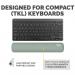 Fellowes Breyta Compact Keyboard Wrist Rest Sage 100142573 BB81240