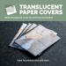 Fellowes A4 Binding Covers Translucent 150gsm (Pack of 50) 100143443 BB81391