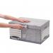 Fellowes Bankers Box System Flip Top Storage Box Grey (Pack of 10) 01815 BB88539