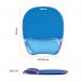 Fellowes Crystals Gel Mouse Pad Blue 9114106 BB91141