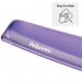 Fellowes Crystals Gel Wristrest Purple 91437 BB91437