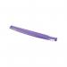 This picture features a pair of Fellowes Wrist Rests, specifically the Crystals Gel Wrist Support in a bright purple color. The supports are ergonomically designed to provide comfort and reduce strain while typing.