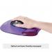 Fellowes Crystals Gel Purple Mouse Pad 9144103 BB91441