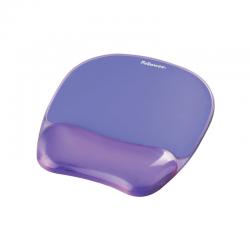 Fellowes Crystals Gel Mouse Pad Purple