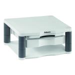 Fellowes Premium Monitor Riser Plus with Storage Drawer and Built In Copyholder White 9171302 BB91713