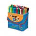 Bic Kids Visa Felt Pens Fine Tip Assorted (Pack of 84) 829013 BC00023