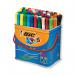 Bic Kids Visa Felt Tip Pens Fine Tip Assorted (Pack of 84) 829013 BC00023