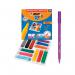 Bic Kids Visa Felt Tip Pens Fine Tip Assorted (Pack of 144) 887838 BC00103