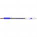 Bic Cristal Grip Ballpoint Pen Medium Blue (Pack of 20) 802801 BC00406
