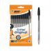 Bic Cristal Ballpoint Pen Medium Black (10 Pack) 830864 BC01000