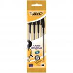 Bic Cristal Medium Ballpoint Pen Medium Black (Pack of 40) 8308591 BC01023