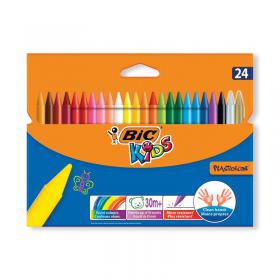 Bic Plastidecor Crayons Assorted Pack of 24 8297721 BC01072