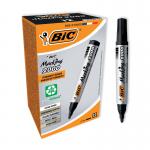 Bic 2000 Permanent Marker Bullet Tip Black (Pack of 12) 820915 BC01095