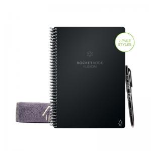 Photos - Other Consumables RocketBook Fusion Executive Set Reusable Paper Black 505468 BC04510