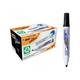 Bic Velleda 1701 Whiteboard Marker Black (Pack of 12) 1199170109 BC04692