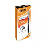 Bic Atlantis Premium Ballpoint Pen Medium Black (Pack of 12) 902133 BC07582