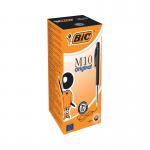 Bic M10 Clic Ballpoint Pen Medium Black (Pack of 50) 901256 BC10062