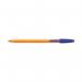 Bic Orange Fine Ballpoint Pen Blue (Pack of 20) 1199110111 BC10111