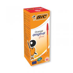 Bic Orange Fine Ballpoint Pen Red (Pack of 20) 1199110112 BC10112