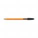 Bic Orange Fine Ballpoint Pen Black (Pack of 20) 1199110114 BC10114