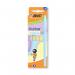Bic Cristal Ball Pen Assorted Pastel Barrel Blue Ink (Pack of 5) 302561 BC13470