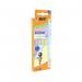 Bic Cristal Ball Pen Assorted Pastel Barrel Blue Ink (Pack of 5) 302561 BC13470