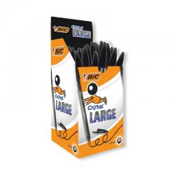 Bic Cristal Large Ballpoint Pen 1.6mm Black (Pack of 50) 880648 BC17549