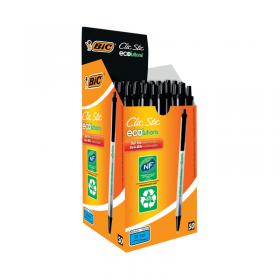 Bic Ecolutions Clic Stick Black (Pack of 50) 8806872 BC17588