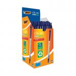 Bic Ecolutions Clic Stick Blue (Pack of 50) 8806 BC17590