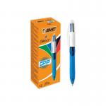 Bic 4 Colours Comfort Grip Retractable Ballpoint Pen (12 Pack) 8871361 BC21474