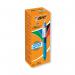 Bic 4 Colours Comfort Grip Retractable Ballpoint Pen (Pack of 12) 8871361 BC21474