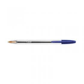 Bic Cristal Ballpoint Pen Medium Blue (Pack of 100) 896039 BC27823