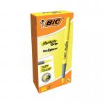 Bic Brite Liner Highlighters Yellow (Pack of 12) 811935 BC31255