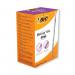 Bic Round Stic Grip Ballpoint Pen Purple (Pack of 40) 920412 BC34578