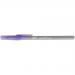Bic Round Stic Grip Ballpoint Pen Purple (Pack of 40) 920412