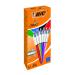 Bic 4 Colours Ballpoint Pens Medium Point Assorted (Pack of 12) 964775