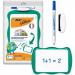 Bic Velleda Eco Board 210 x 310mm Green Frame Marker and Eraser 967261 BC54237