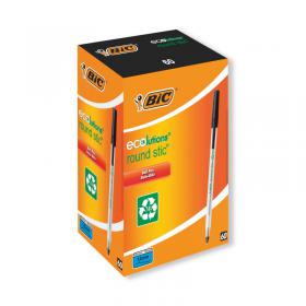 Bic ECOlutions Ballpoint Pen Medium Black (60 Pack) 893239 BC56644