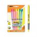 Bic Highlighter Grip Pastel Assorted (Pack of 12) 992562 BC59373