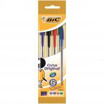 Bic Cristal Ballpoint Pen Medium Assorted (Pack of 40) 8308621 BC60103