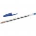 Bic Cristal Ballpoint Pen Medium Blue (10 Pack) 830863 BC60111
