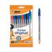 Bic Cristal Medium Ballpoint Pens Medium Assorted (10 Pack) 830865 BC60112