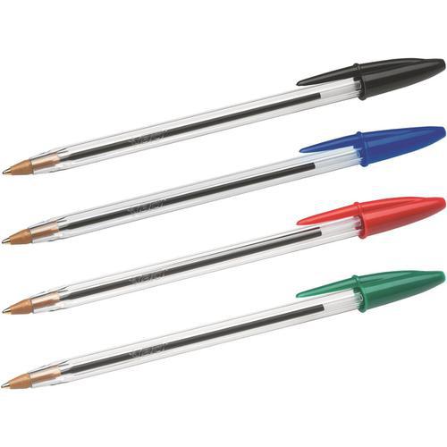 Bic Cristal Ballpoint Pen Medium Assorted | BC60112 | Ballpoint Pens