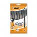 Bic BU3 Grip Retractable Ballpoint Pen Black Pack of 10 996727 BC60165