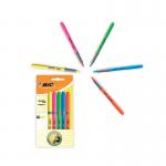 BIC Chisel Tip Highlighter Grip Assorted (Pack of 5) 894324 BC62068