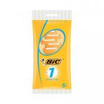 Bic 1 Disposable Razor Sensitive (Pack of 5) 952888 BC70501